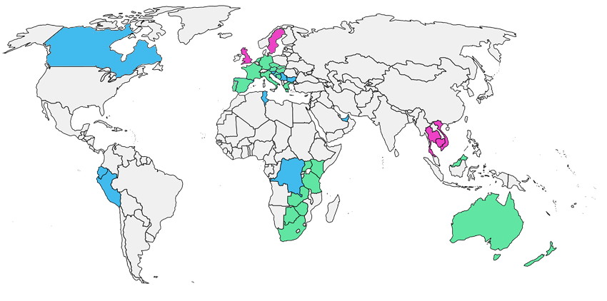 world map