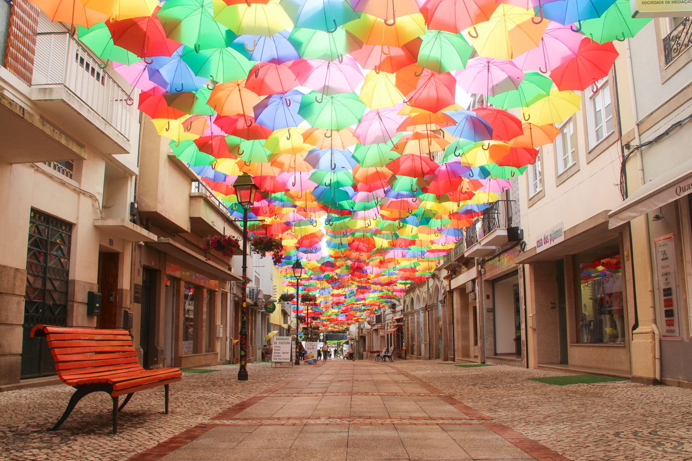 Umbrellas in Agueda